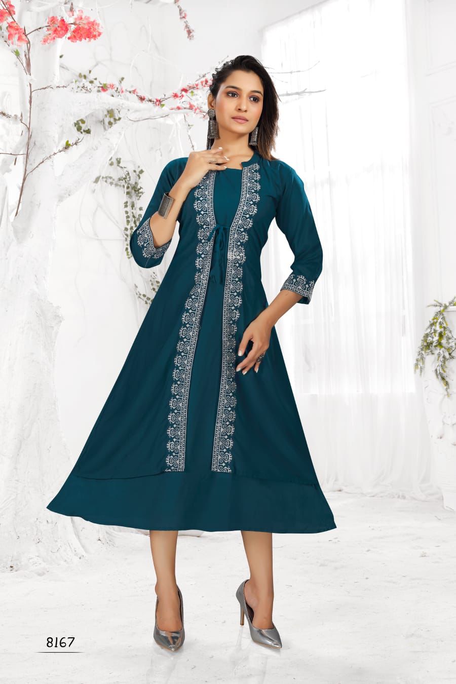 New Panghat 1 Party Wear Rayon Fancy Designer Kurti Collection